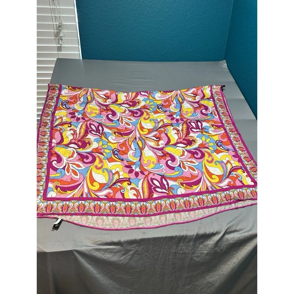 Boston Proper Tie‎ Dye Psychedelics Multicolor Large Scarf Wrap